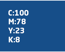 C:100 M:78 Y:23 K: