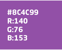 #8C4C99 R:140 G:76 B:15